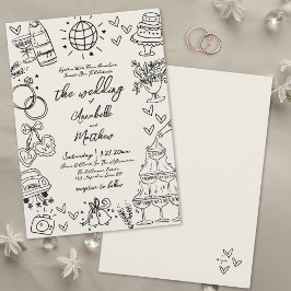 Invitación Boda de cosecha caprichosa