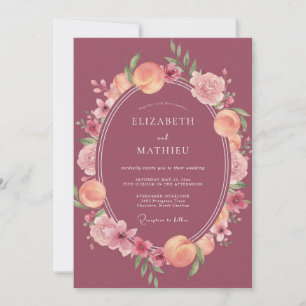 Invitación Boda de Cosecha de Huerta Verde Malva