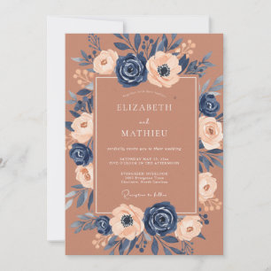 Invitación Boda de Cosecha Majestuosa Sienna