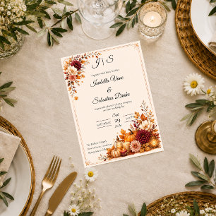 Invitación Boda de Cosecha Rústica