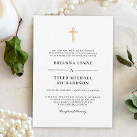 Boda de Cruz Cristiana Sencilla Clásica