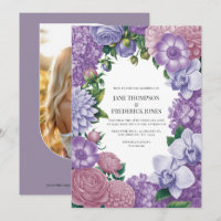 Boda de cuarzo malva, peonía polvorienta y lila es