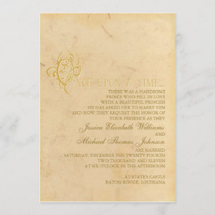 Invitación Boda de cuento de hadas