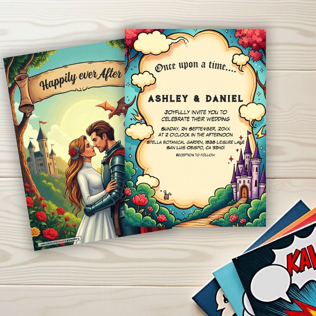 Invitación Boda de Cuento de Hadas del Bosque Encantado del C (Subido por el creador)