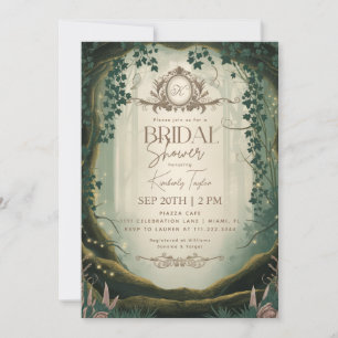 Invitación Boda de Cuento de Hadas en el Bosque Encantado