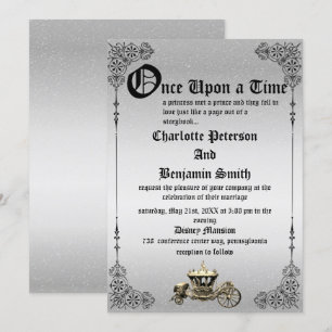 Invitación Boda de Cuento de Hadas Vintage