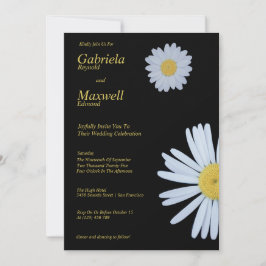 Invitación Boda de Daisy Blanco de la Celebración del Amor