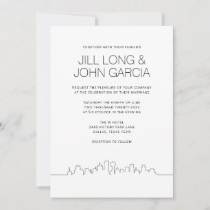 Invitación Boda de Dallas
