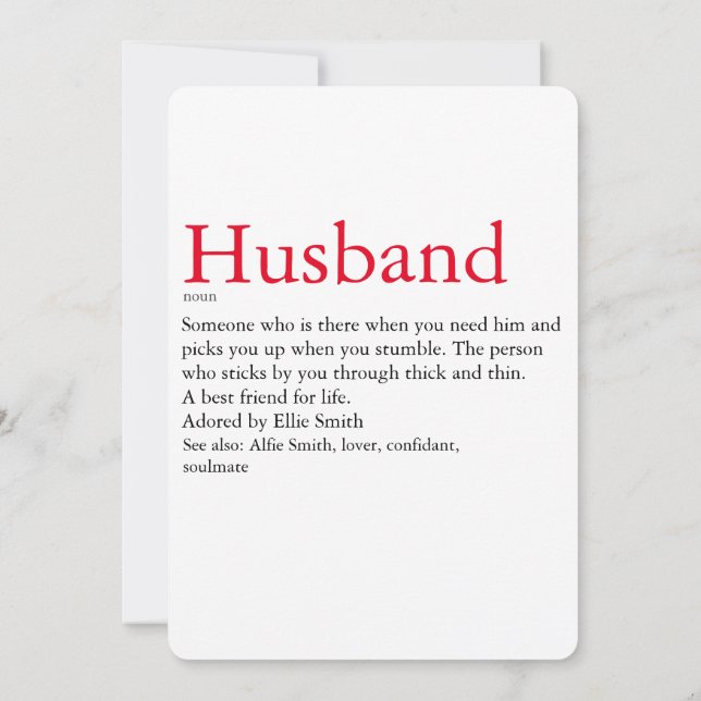 Invitación Boda de definición de esposa/aniversario (Reverso)