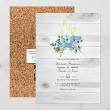 Boda de degustación de vino con código QR RSVP de