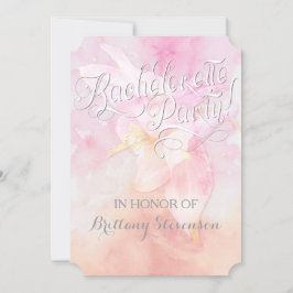 Invitación Boda DE DERRAME DE COLUMBINA DE COLUMBINA ROSA