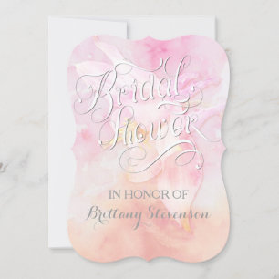 Invitación Boda DE DERRAME DE COLUMBINA DE COLUMBINA ROSA