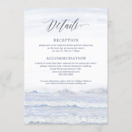 Invitación Boda de destino, Boda de playa, Suite Oceánica