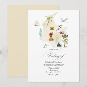 Invitación Boda de destino Cartagena Colombia
