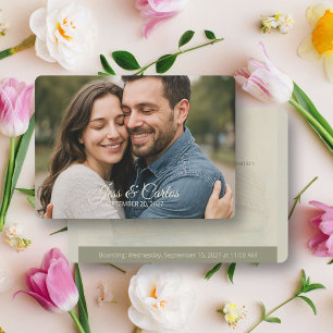 Invitación Boda de Destino de Crucero de Lujo Fotonovias