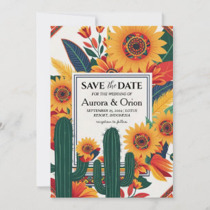 Invitación boda de destino de méxico, excepto las fechas