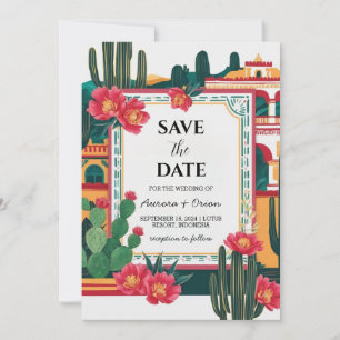 Invitación boda de destino de méxico, excepto las fechas
