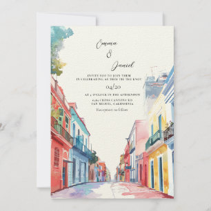 Invitación Boda de destino de paisajes de Buenos Aires