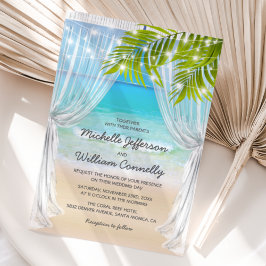 Invitación Boda de destino de playa