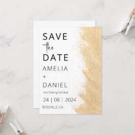 Invitación boda de destino de playa tropical, excepto la fech