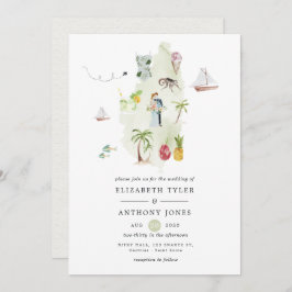 Invitación Boda de destino de Santa Lucía