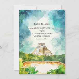 Invitación Boda de destino en Cancún México