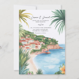 Invitación Boda de destino en la Riviera Francesa