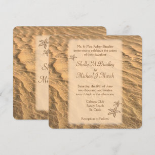 Invitación Boda de Destino en Starfish Beach
