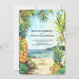 Invitación Boda de destino exótico