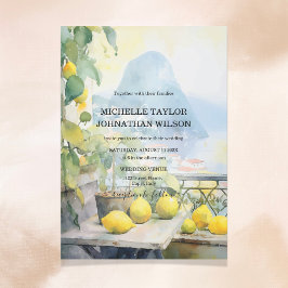 Invitación Boda de destino Italia Capri Cinque Terre