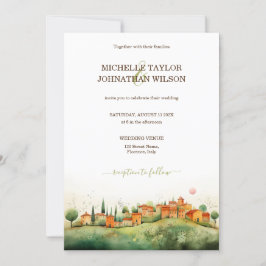 Invitación Boda de destino Italia Florencia toscana