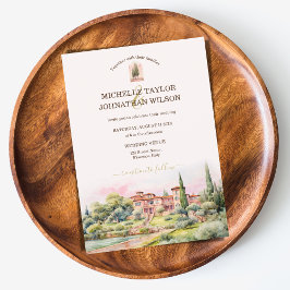 Invitación Boda de destino Italia Florencia toscana