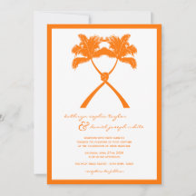 Boda de destino tropical de palmeras nubladas