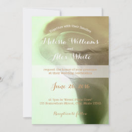 Invitación Boda de detalles de flores románticas