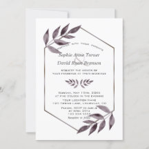 Boda de diamante de tinta de color de agua minimal