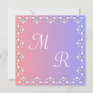 Invitación Boda de diamantes y elegancia blanca