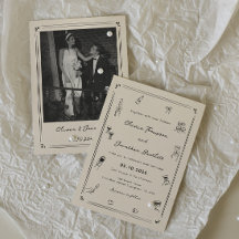 Boda de dinero antiguo en blanco y negro dibujada 