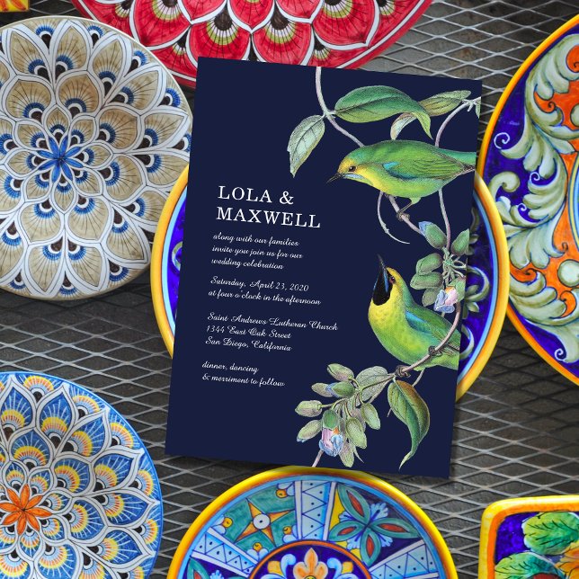 Invitación Boda de dos pájaros (Subido por el creador)