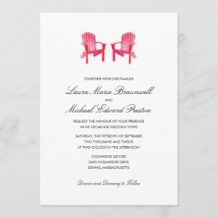Invitación Boda de dos telarañas acuáticas
