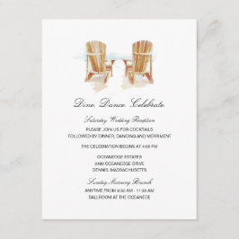 Invitación Boda de dos telarañas acuáticas