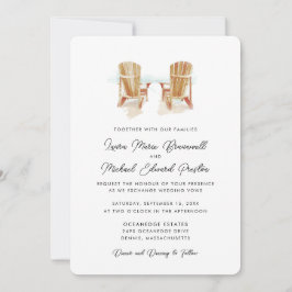 Invitación Boda de dos telarañas acuáticas