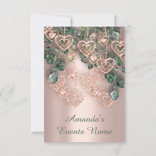 Invitación Boda de ducha BRIDAL de la fiesta de cumpleaños nú (Reverso)