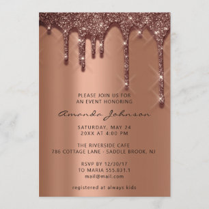 Invitación Boda de ducha de novia Cumpleaños Perforaciones de