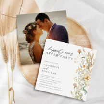Boda de Elopamiento Mínima con Flores Silvestres B