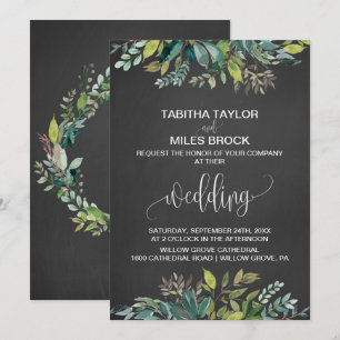 Invitación Boda de empaquetado de pulsera de monograma de fio