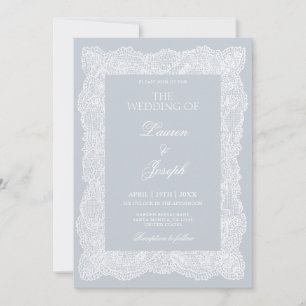 Invitación Boda de encaje