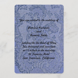 Invitación Boda de encaje francés