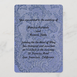 Invitación Boda de encaje francés