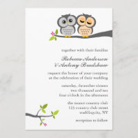 Boda de encargo de los búhos preciosos