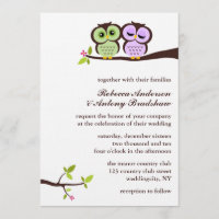 Boda de encargo de los búhos preciosos